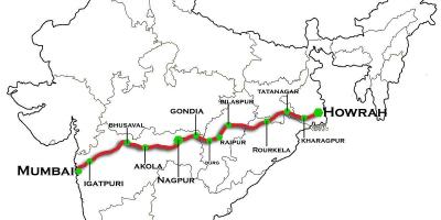 Nagpur Мумбаи изразат автопат мапа