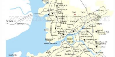 Карта на нова Мумбаи
