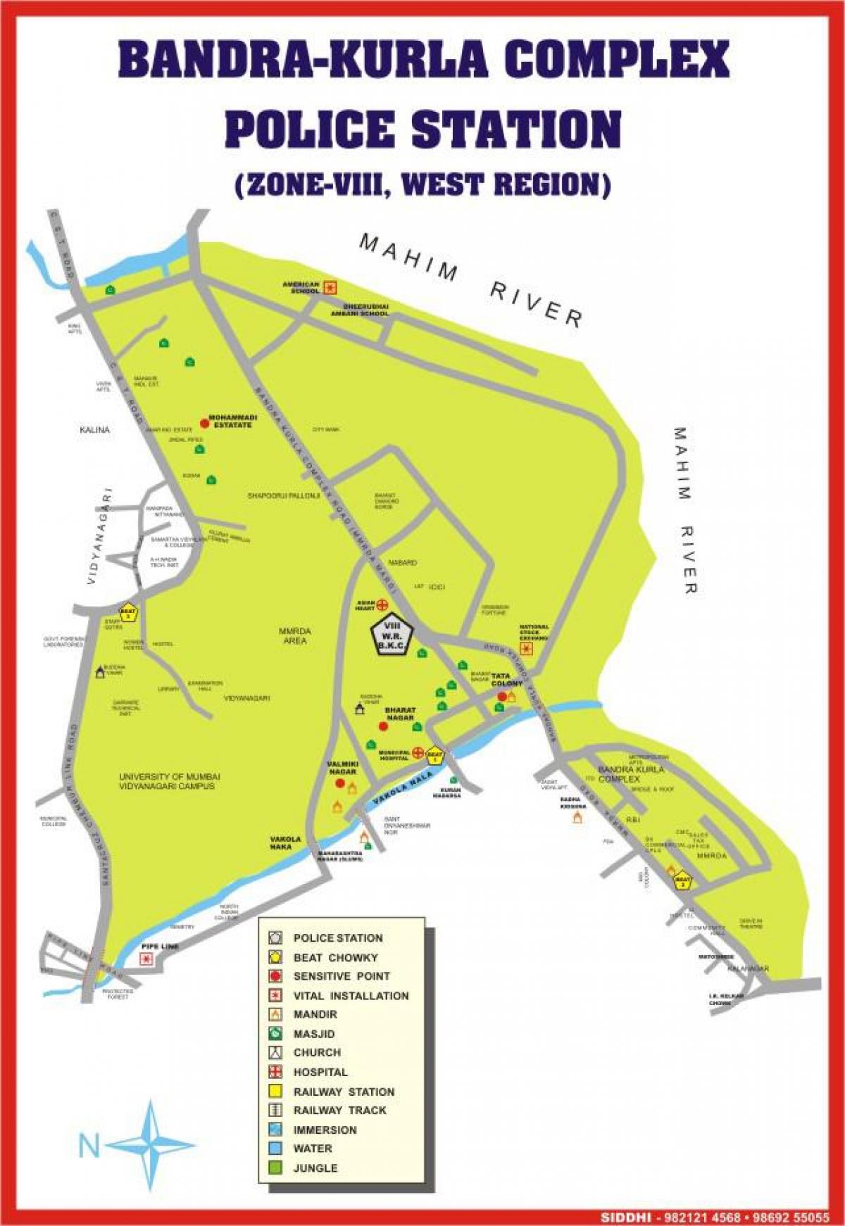 bkc мапата Мумбаи