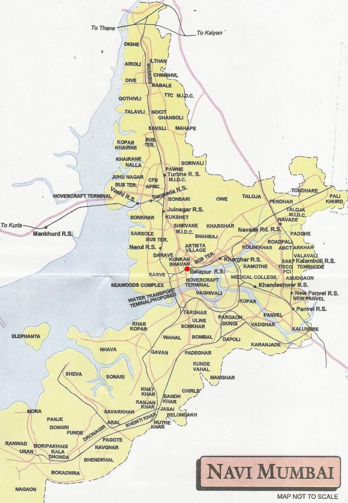 карта на navi Мумбаи