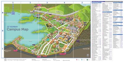 Iit Бомбај кампусот на мапата