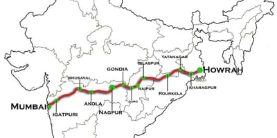 Nagpur Мумбаи изразат автопат мапа