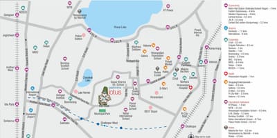 Powai Мумбаи мапа